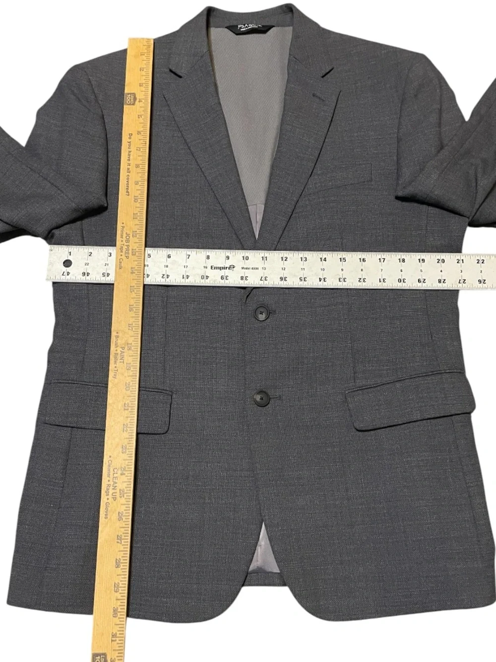 Men's Jos. A. Bank Travel Tech Tailored Fit Blazer Suit Jacket Gray Textured 42R